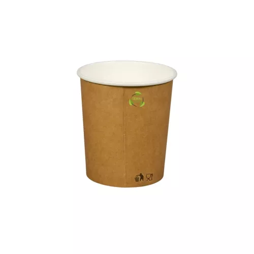 Pojemnik sałatkowy papierowy 462 ml brązowo-biały GREEN LEAF śr. 93,5 mm (spód)