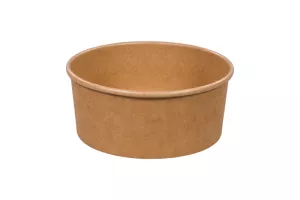 Wieczko PET do poj. sałatkowego kraft 500/750/1000 ml śr. 149 mm