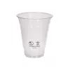 Kubek plastikowy PET 300 ml 12oz/śr.96 mm z logo żółw