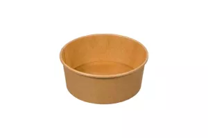 Wieczko PET do poj. sałatkowego kraft 460/750ml śr 148 mm