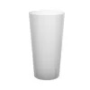Kubek plastikowy 350 ml PP do systemów wielokrotnego użytku, nietłukący, mleczny