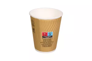 Wieczko białe PS śr. 90 mm do kubków papierowych 300/400/500 ml – Coffee to go