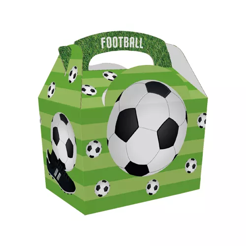 Pudełko z rączką MEAL BOX FOOTBALL 152x100x102mm