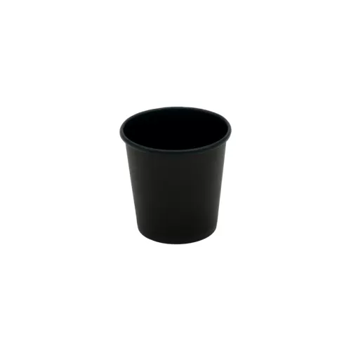 Kubek papierowy 100% czarny 100 ml/ 04 oz śr. 62 mm, 1-warstwowy BLACK