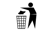 Symbol "Dbaj o czystość".