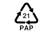 Symbol - tekstura płaska.