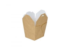Kwadratowe pudełko do kuchni orientalnej 450ml.