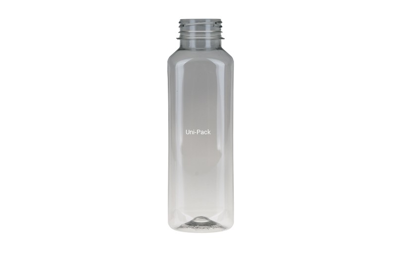 Butelka plastikowa PET kwadratowa gładka 400 ml śr. 2/38 mm