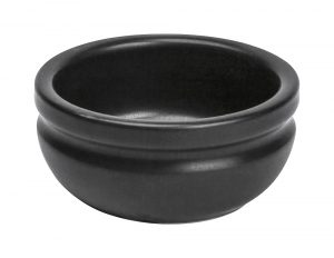 Miseczka / Maselniczka ceramiczna 50g śr. 6.5 cm, czarna