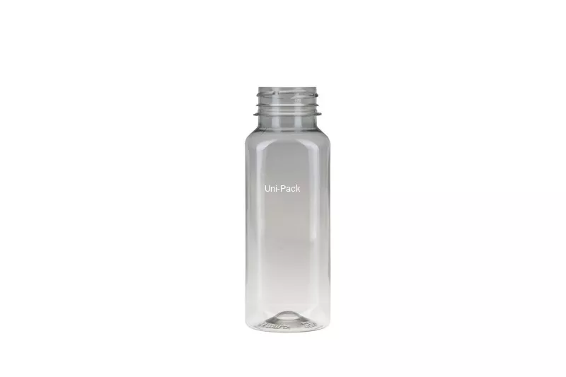 Butelka plastikowa PET kwadratowa gładka 250 ml śr. 2/38 mm