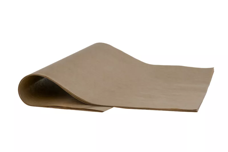 Arkusze papierowe brązowe/kraft powlekane folią PE 33x33 cm 35g+10mik