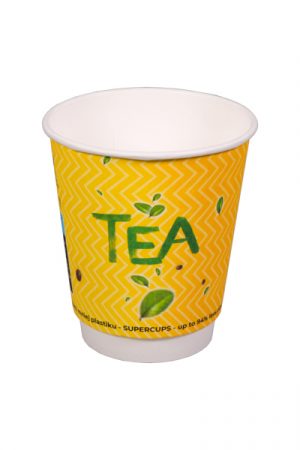 Kubek papierowy coffee & tea 2-warstwowy 300 ml (z logo żółw)