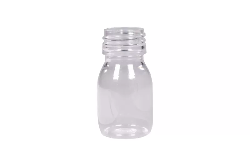 Butelka plastikowa PET okrągła niska 30 ml śr.28 mm