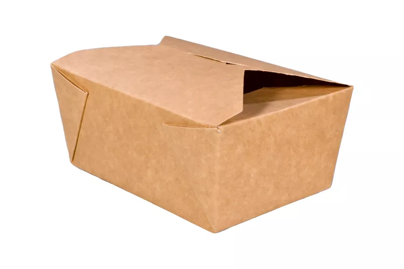Pudełko papierowe+PLA lunch box 165x125x72 mm 1200 ml
