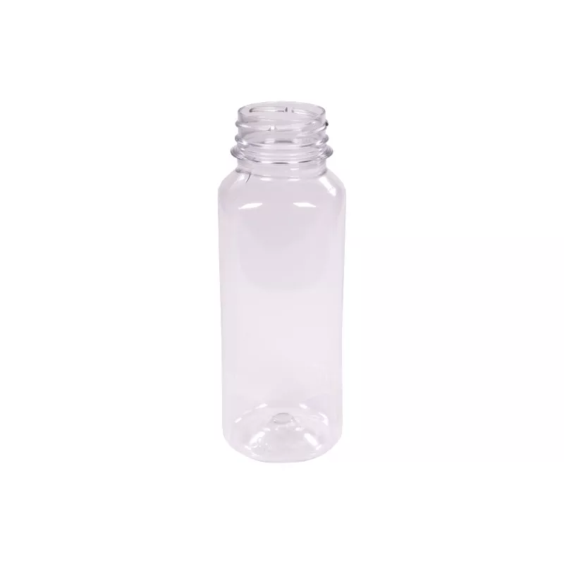 Butelka plastikowa PET kwadratowa 250 ml śr. 2/38 mm gładka light