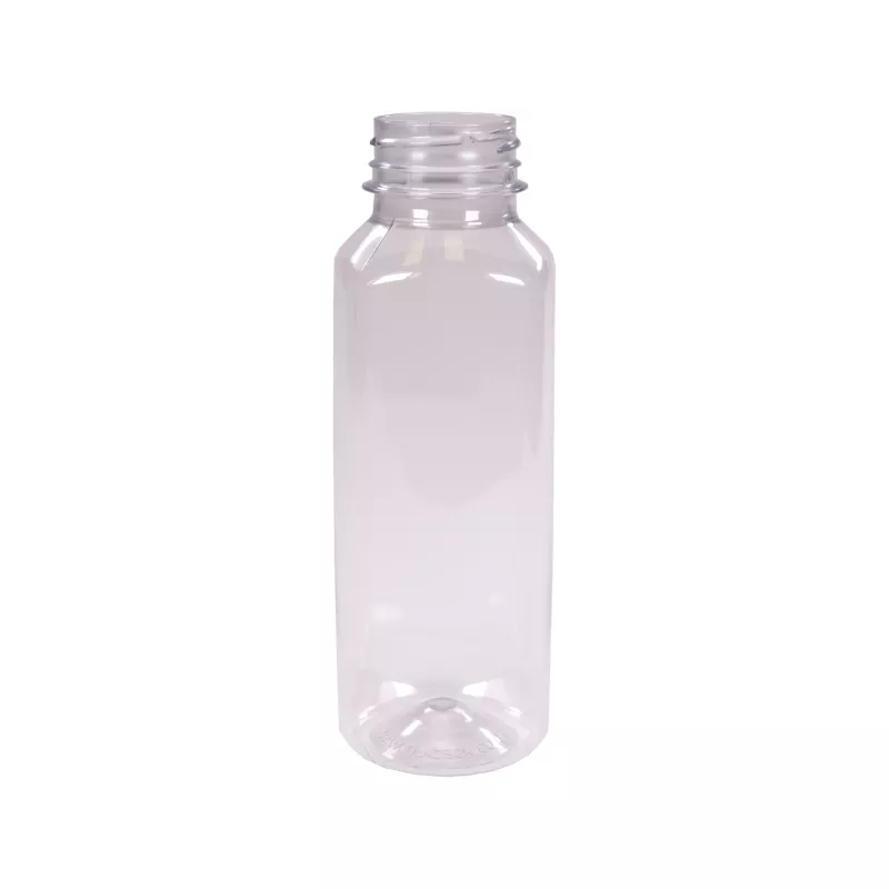 Butelka plastikowa PET kwadratowa 330 ml śr. 2/38 mm gładka light