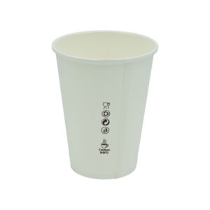 Kubek papierowy Plastic FREE 300ml śr.90mm, biały, bez SUP