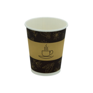 Kubek papierowy Plastic FREE 200ml śr.80mm, 'filiżanka', bez SUP