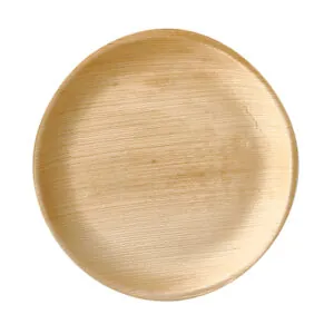 Talerz z liści palmowych śr. 25 cm, wys. 2 cm