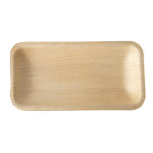 Tacka z liści palmowych kwadratowy 24x16,5 cm, wys. 2 cm