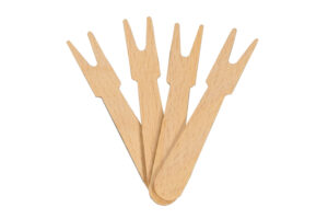 Widelczyk do frytek drewniany 8,5 cm
