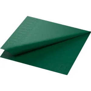 Serwetka zielona 2w 33x33cm w składce 1/4 (Duni 180382)