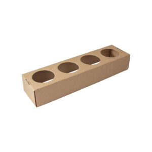 Wkładka na sosy 4x70mm do pudełka PARTY BOX premium, 350x80x50 mm