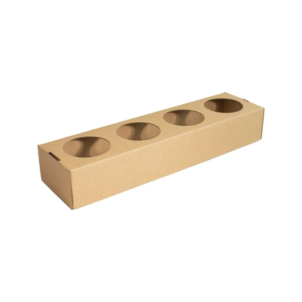 Wkładka na sosy 4x60mm do pudełka PARTY BOX premium, 315x80x50 mm