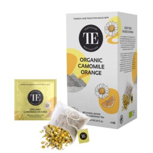 Herbata ORGANIC CAMOMILE ORANGE 2,5g : Rumianek z Subtelną Nutą Pomarańczy - Teahouse Exclusives