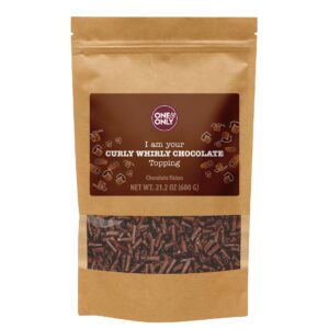 Posypka wiórki czekoladowe – Curly Whirly Chocolate topping One&Only 600g