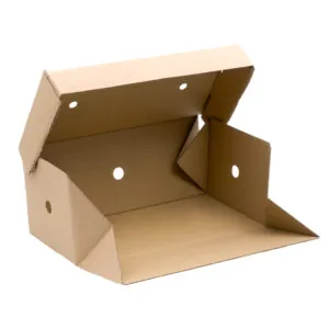 Pudełko BURGER ZESTAW rozkładane brązowe 122x245x102 mm